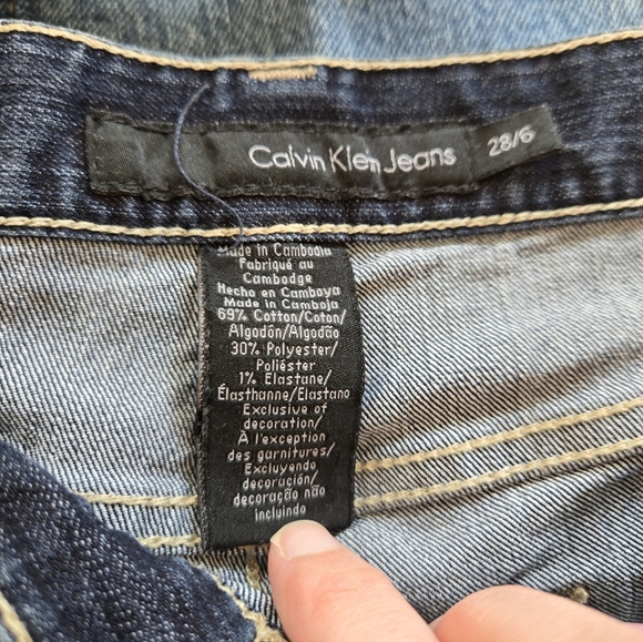 Calvin Klein Jeans Skinny Size 6 / 28 - Picture 7 of 7